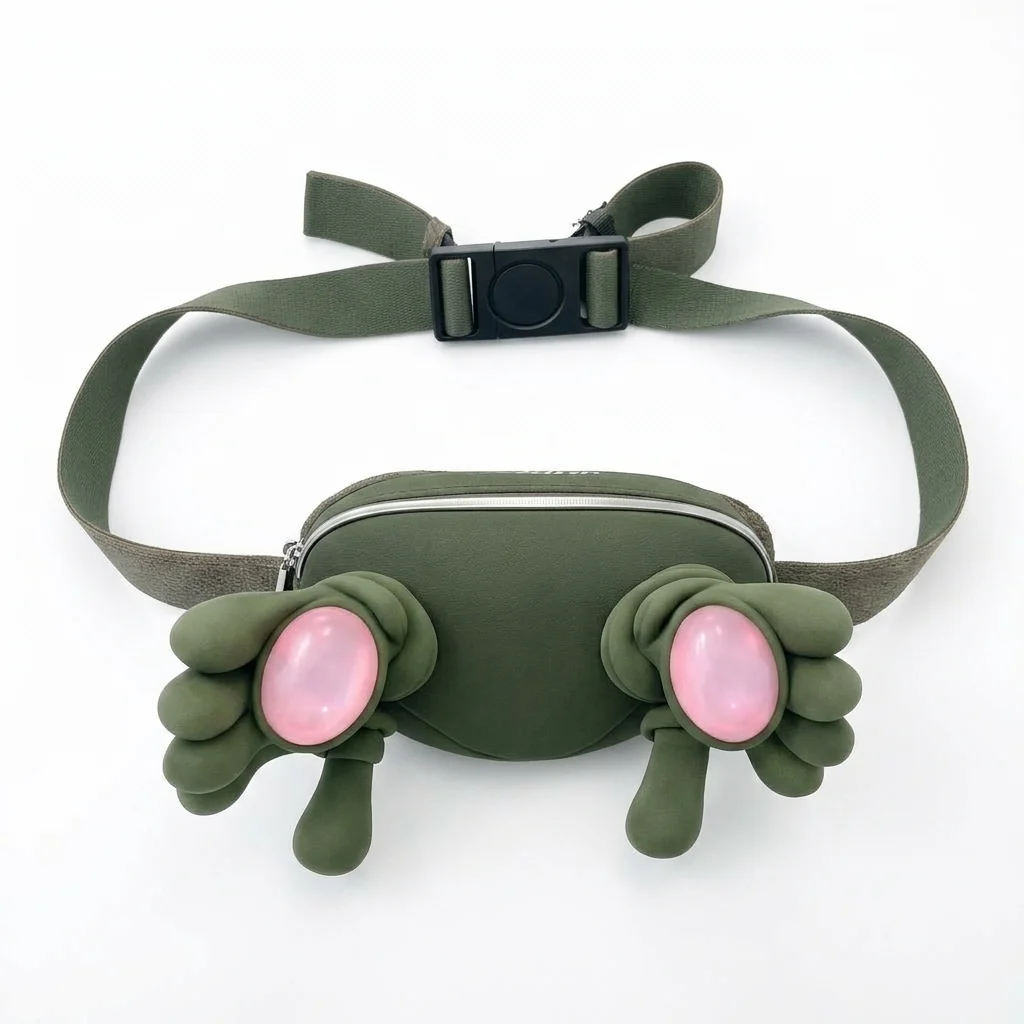 Monster Design Belt Bag with playful creature-inspired design and adjustable strap.
