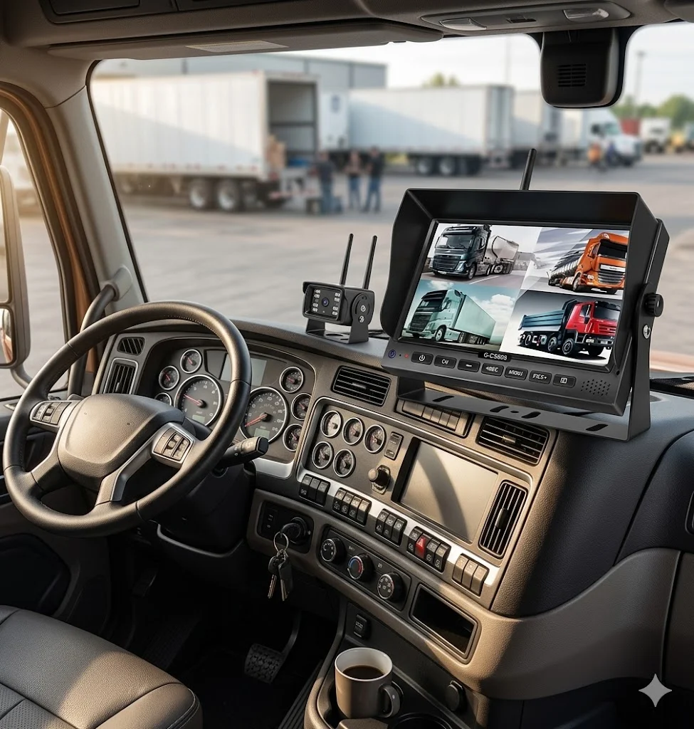 Car and Truck Four Way Monitoring Surveillance System