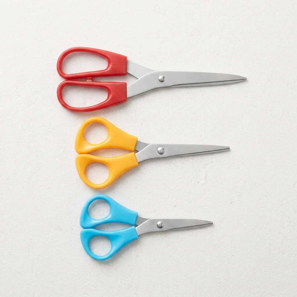 3 Piece Stainless Steel Stationery Scissor Set