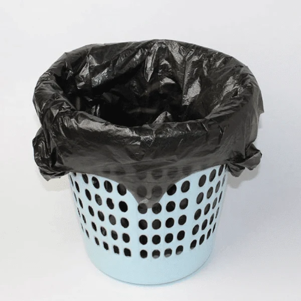 Perfect Dealz 10x100pcs Midi Black Plastic Bags