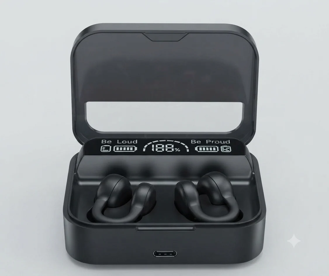 Wireless Bluetooth Earphones With Charging Case