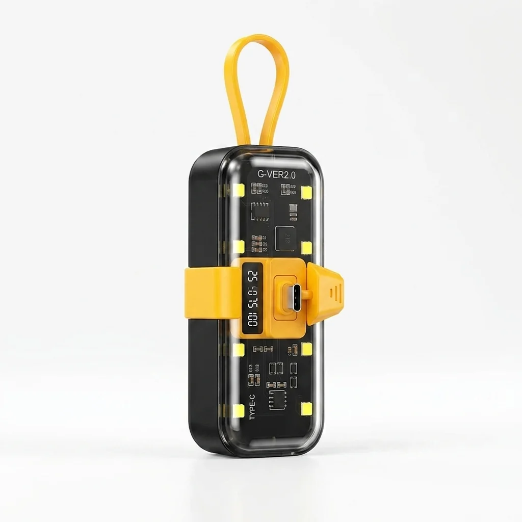 Transparent Capsule 5000mAh Mini Power Bank