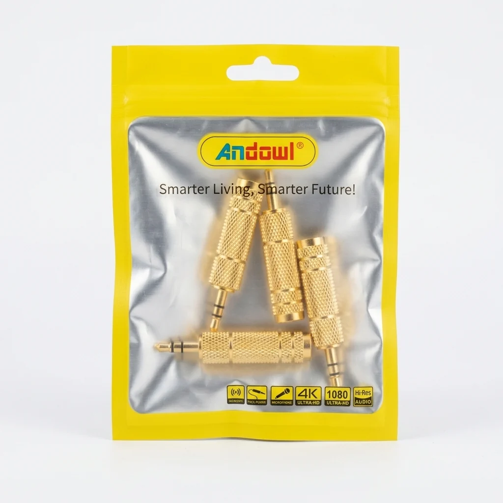 4 Pack Headphone Jack Audio Adapter
