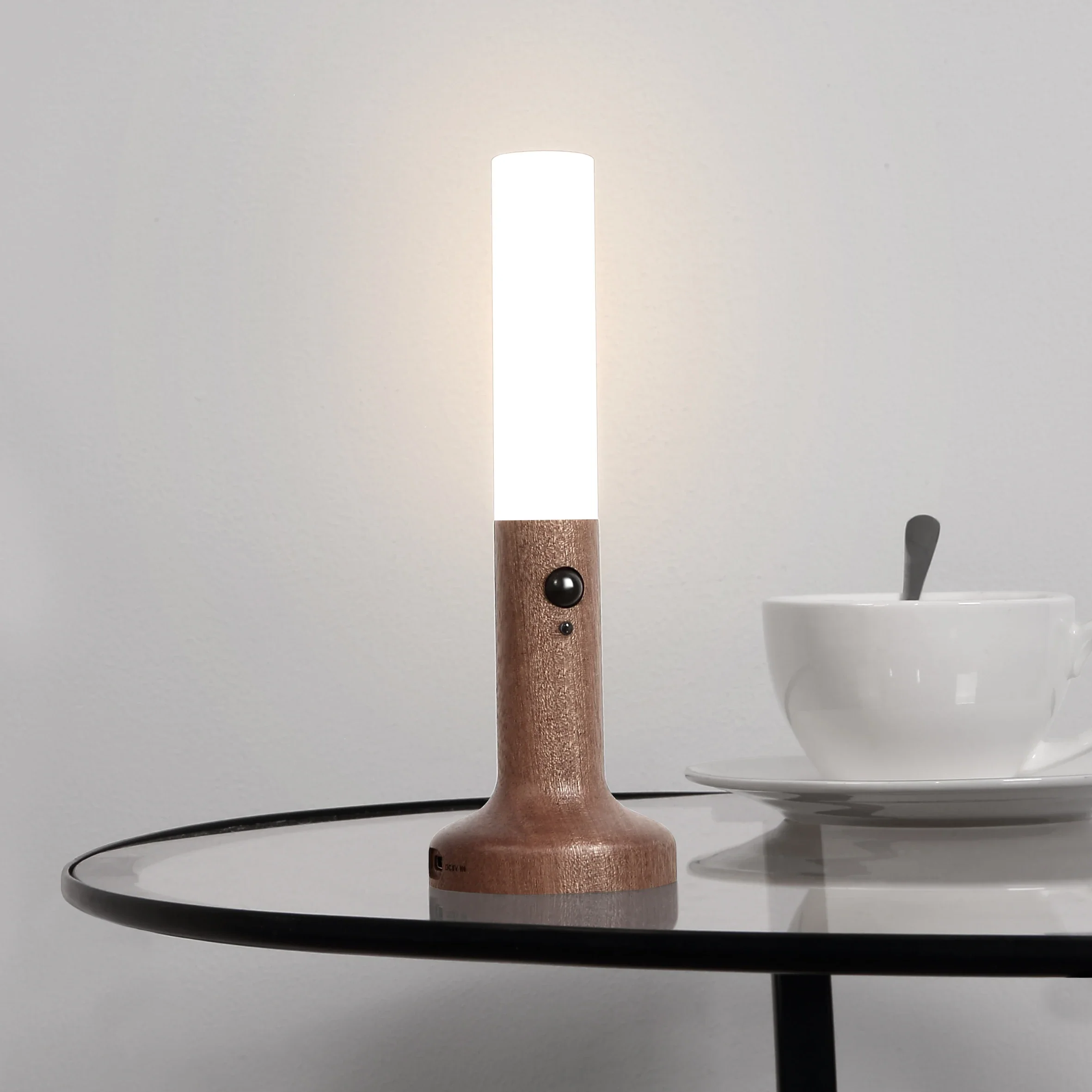 Wooden Motion Sensor Wall Light