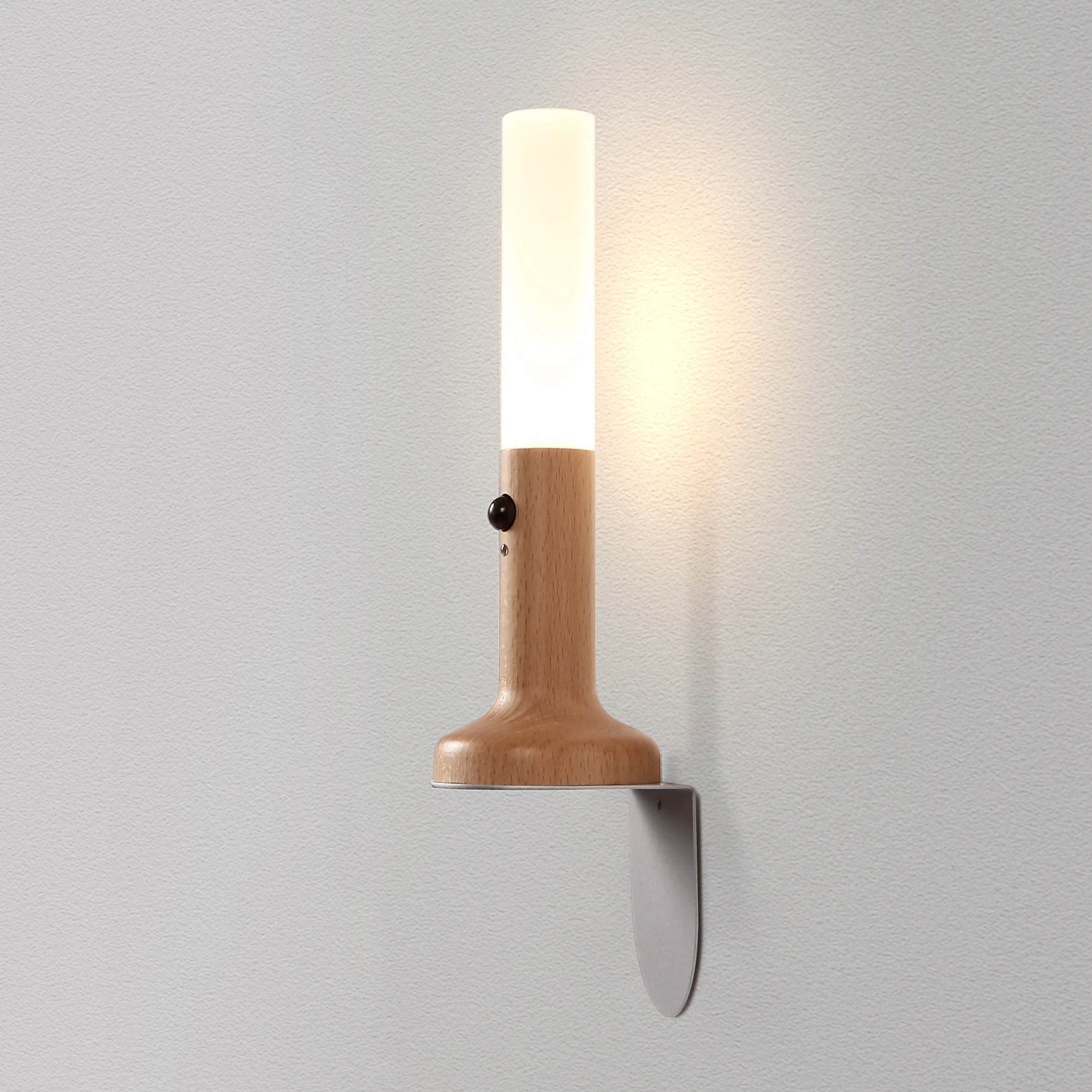 Wooden Motion Sensor Wall Light