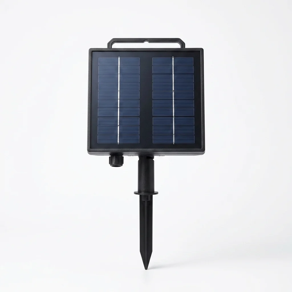Solar Garden Light with Panel and Ground Stake for outdoor lighting and garden decoration