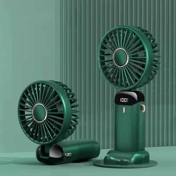 Perfect Dealz Portable Handheld Mini Fan with Power Display