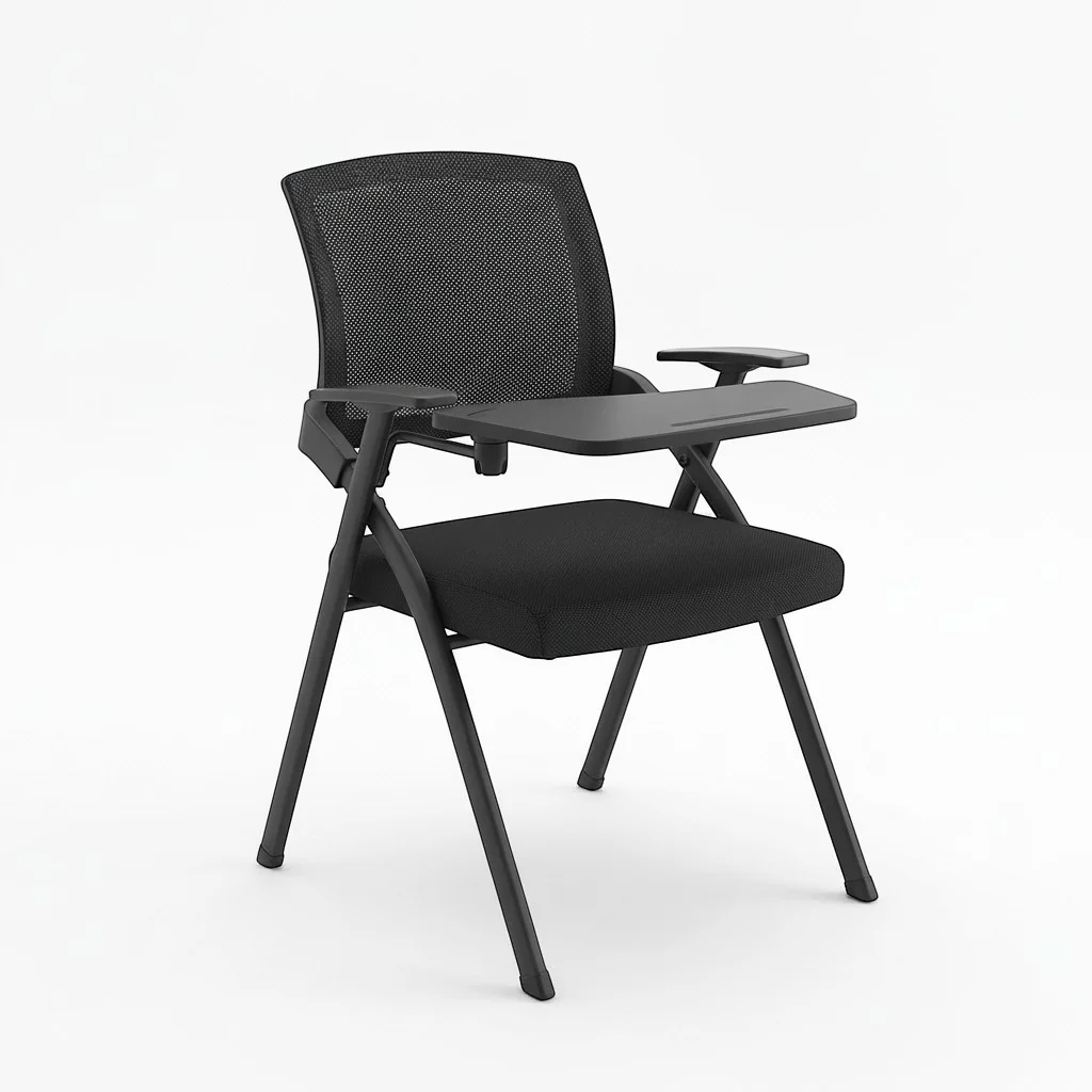 Ergonomic Mesh Training Chair with Folding Writing Tablet