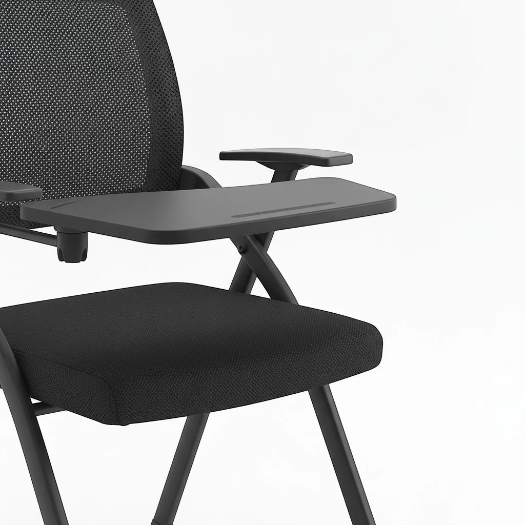 Ergonomic Mesh Training Chair with Folding Writing Tablet