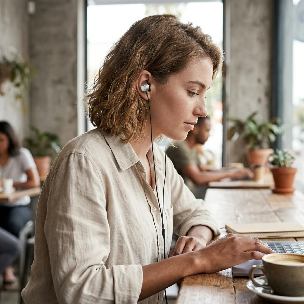 Wired In-Ear Headphones with 3.5mm Jack