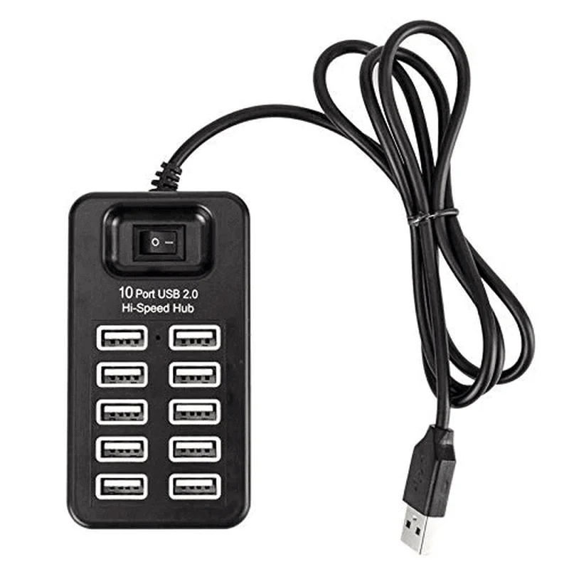 10-Port USB Hub Charger