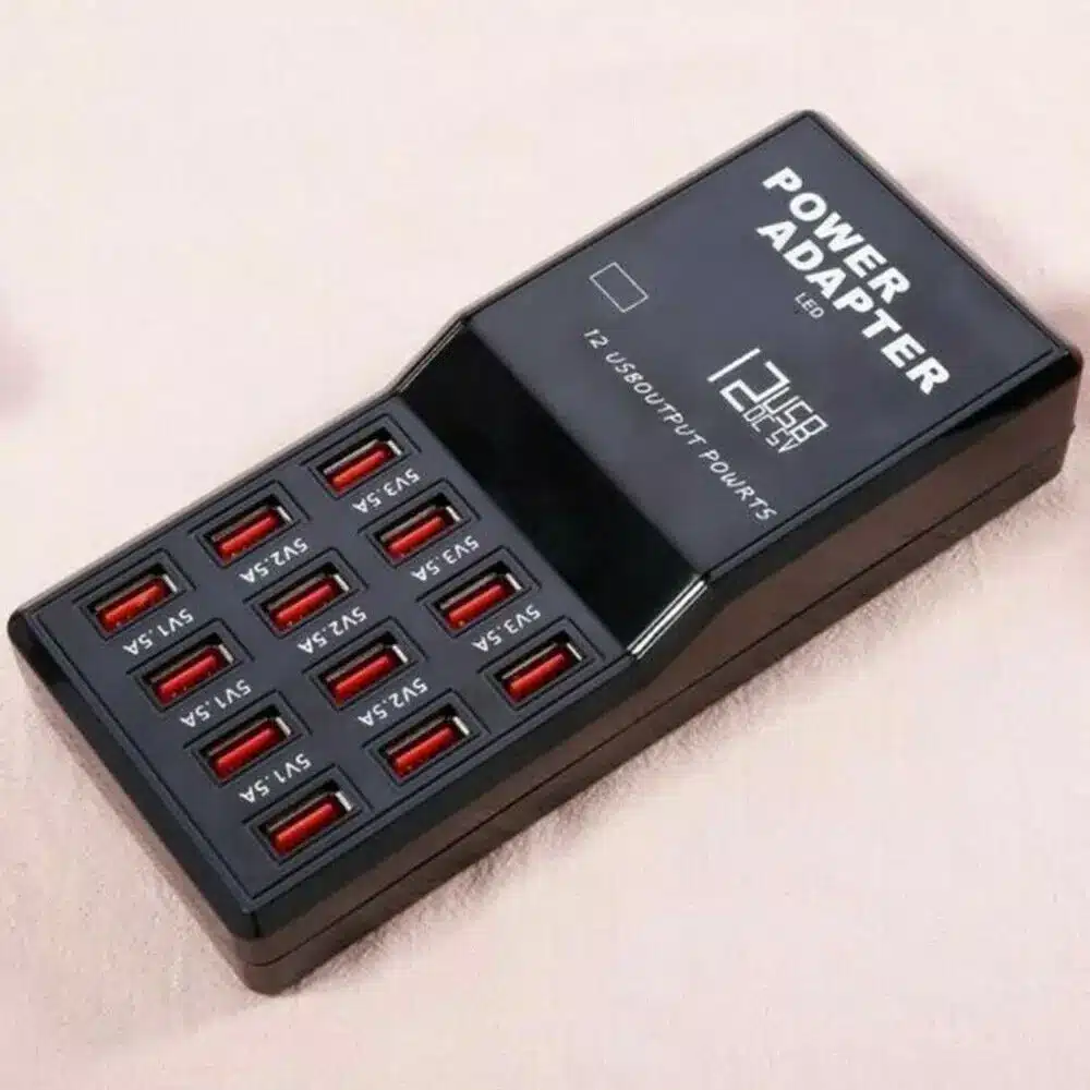 Portable 12 Ports USB Charger Hub