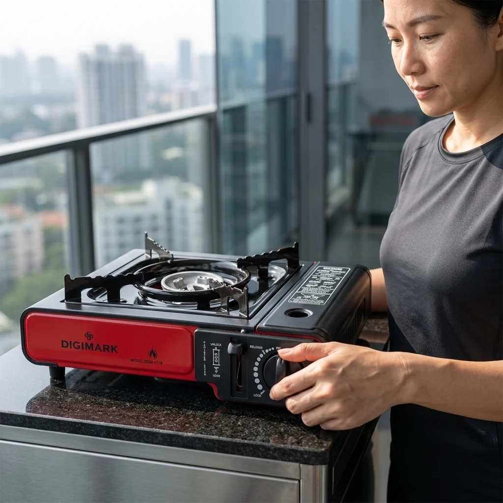 Portable Camping Gas Stove Single Burner Canister