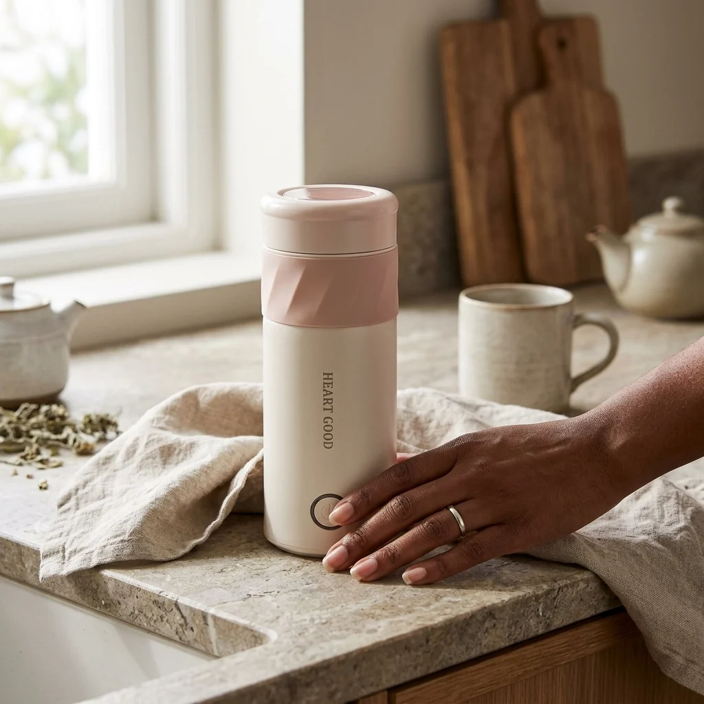 Portable Electric Travel Kettle & Thermal Cup