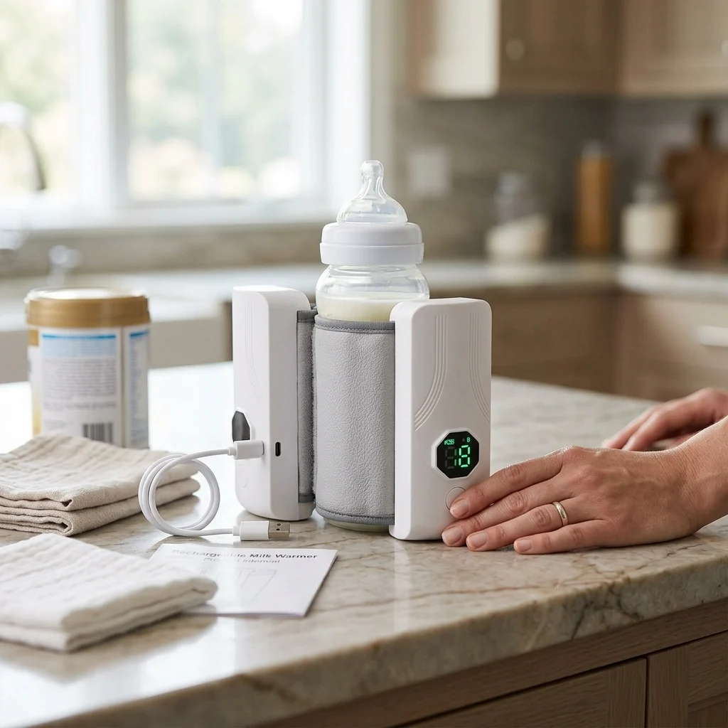 Portable USB Rechargeable Baby Bottle Warmer