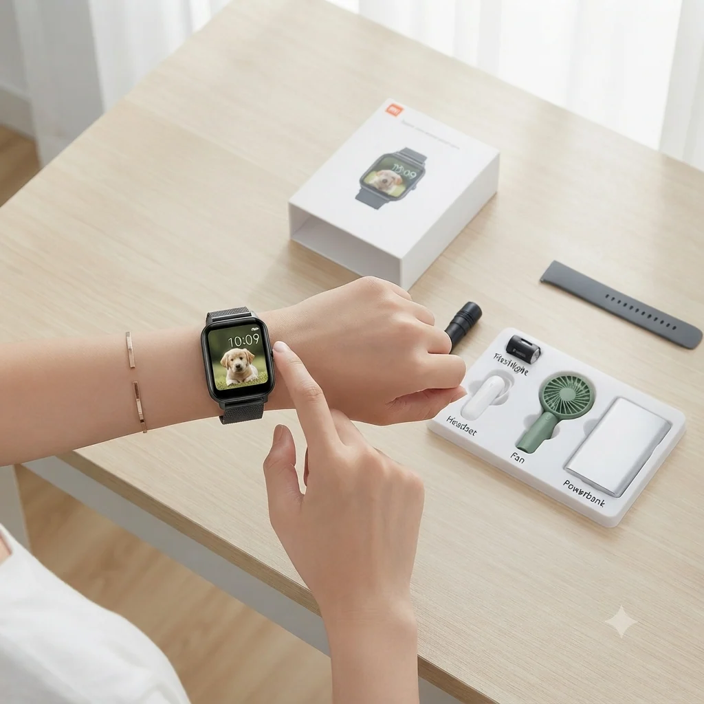 Bluetooth Smartwatch with Fitness Tracking