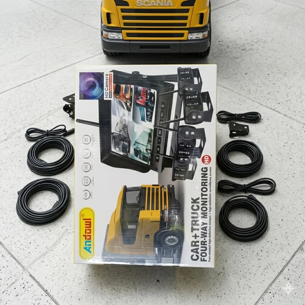 Car and Truck Four Way Monitoring Surveillance System