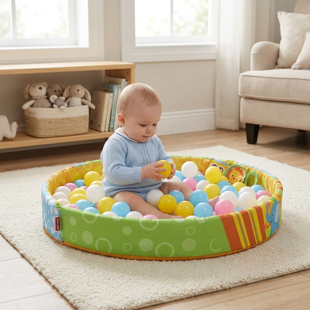 3-in-1 Baby Activity Play Gym & Ball Pit